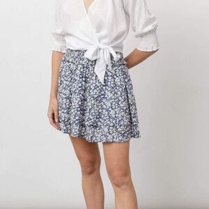 Rails Addison Skirt In Navy Camellia Size XS